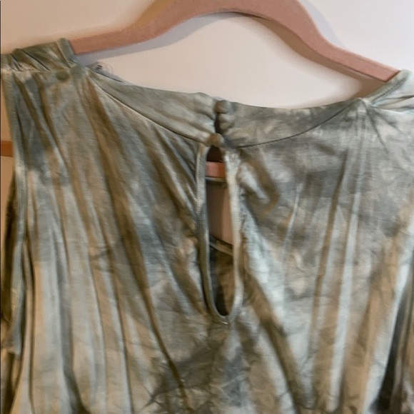 Grey Tie dye‎ top Size Large - Picture 3 of 4